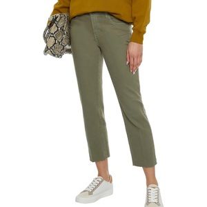 L’Agence army frayed jeans 💚